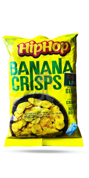 Hip Hop Banana Crisps Chilli Lime 80g