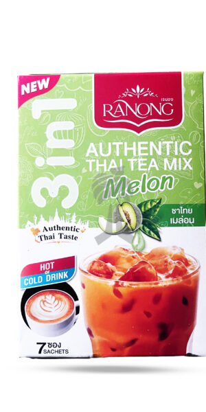 Ranong Tea Thai Tea Mix With Melon Flavour 175g