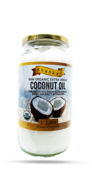Shankar Raw Organic Extra Virgin Coconut Oil 1ltr