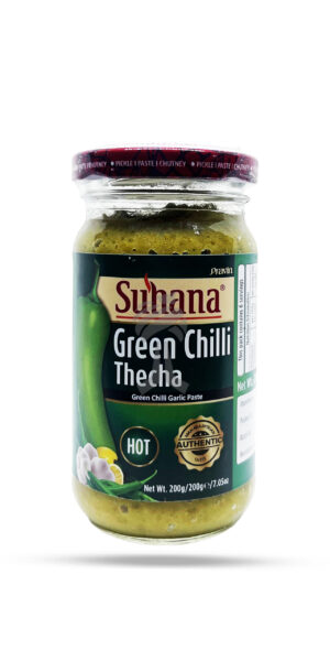 Suhana Hot Green Chilli Thecha 200g