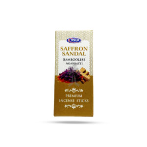 Top-op Saffron Sandal Premium Incense 15 Sticks