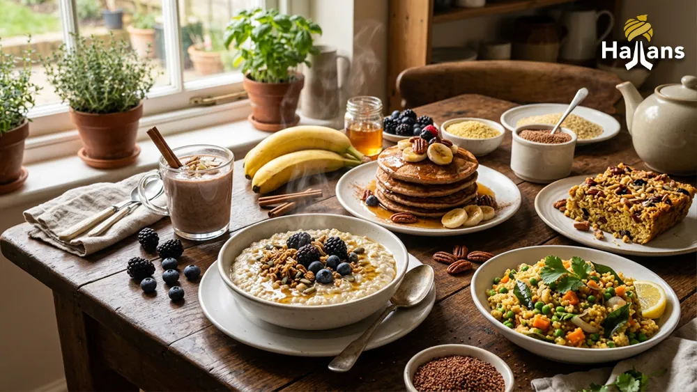 easy british breakfast recipes using millets