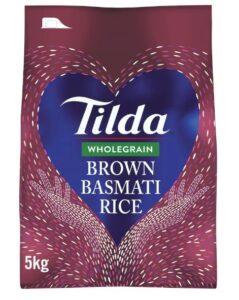 Tilda Wholegrain Brown Basmati Rice 5kg